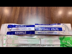 What are disposable scalpels used for