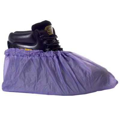 Disposable Non Woven Non Slip Booties Coverings For Hospital PP CPE Shoe Covers OEM