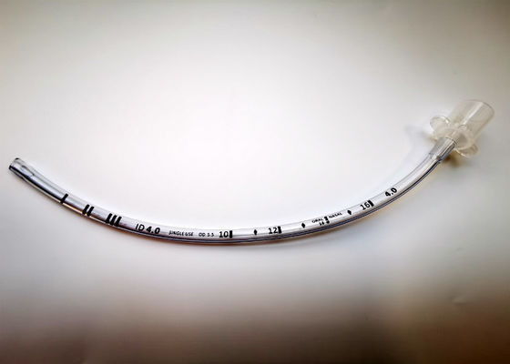 Tubo endotraqueal nasal de PVC de 4.0 mm Tubo endotraqueal de Rae preformado
