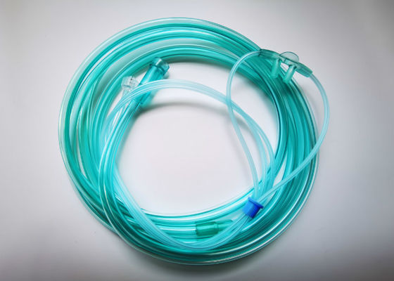 Cánula nasal de PVC para uso médico de CO2 Muestreo de oxígeno Tipos de cánula nasal