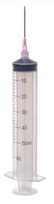 De Luer de la cerradura de la jeringuilla TÓXICO estéril disponible hipodérmico NO tres porciones 50 ml 60 ml