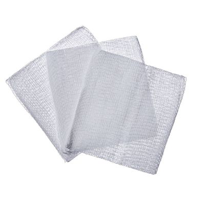 Fabricado en 100% algodón Espongas de gafas proveedor con CE cirugía médica estéril absorbente de gafas Swab vendaje de heridas blanco