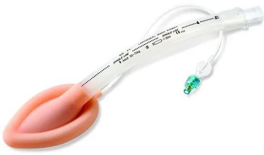 Vía aérea laríngea de la máscara del silicón reutilizable médico estándar quirúrgico con el tubo