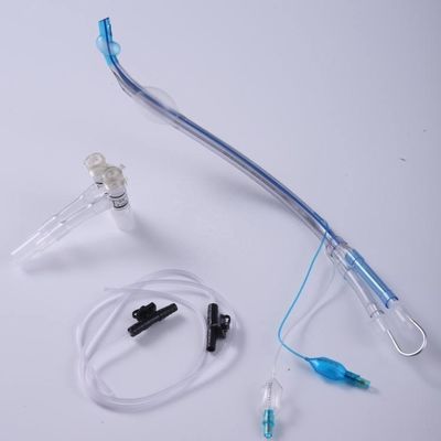 Tubo endotraqueal del PVC del Doble-lumen endobronquial médico disponible del tubo
