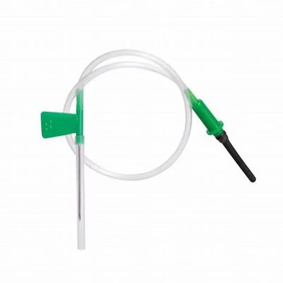 Sistema estéril de la vena de Scalpe con solos Wing Sterile Infusion Transfusion Set y adaptador