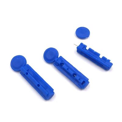 Lancetas de sangre estéril de la seguridad de la torsión disponible que toman las lancetas de sangre de Sugar Test Needle For Finger de la prueba de la glucosa