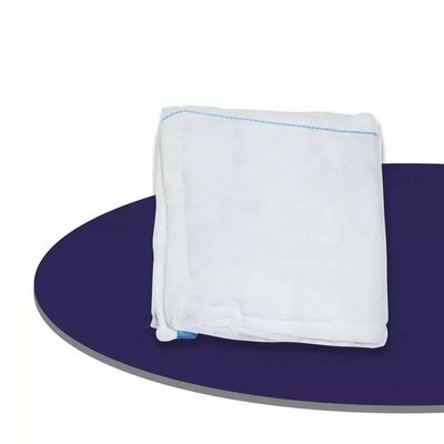 100% de algodón Laparotomía Médica Esponja Estéril Estéril Pad Abdominal con Rayos X Doblado o Cosido