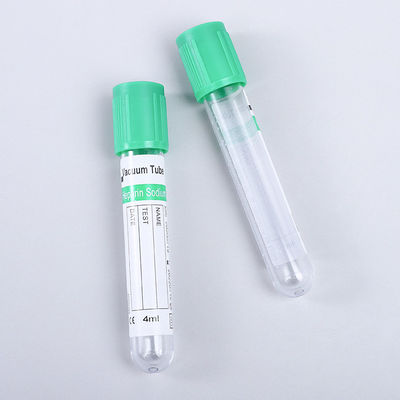 El sistema disponible de la colección de la sangre del vacío esterilizó el tubo de la heparina del tubo