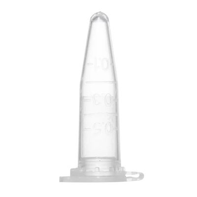 tubo de centrífuga micro cónico plástico estéril de 0.2ml 0.5ml 1.5ml PP con el casquillo