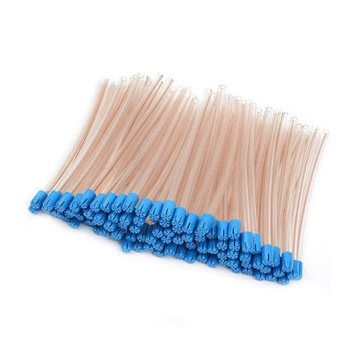 Tubo de succión quirúrgico dental del aspirador de succión del tubo del eyector dental disponible de la saliva 100PCS