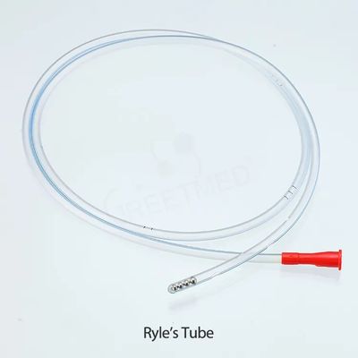 Tubo de alimentación del estómago del silicón del Pvc con el tipo inoxidable de la bola de acero RYLES