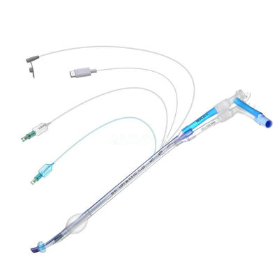 Tubo de PVC suave y doble luz visual para anestesia quirúrgica