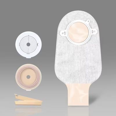Bolsa de ostomía 2 piezas Tipo para colostomía Bolsa de ostomía reutilizable de 60 mm Bolsa de estoma Colostomía