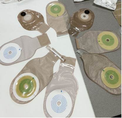 1 pieza Tipo de colostomía Bolsa de ostomía reutilizable de 60 mm con diferentes cierres Bolsa de estoma