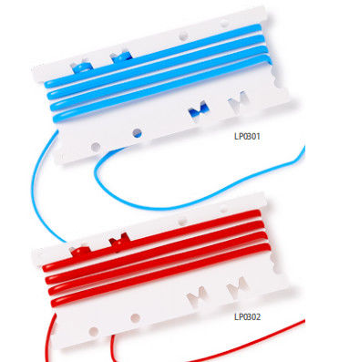 Circuitos vasculares: soporte flexible y duradero para el posicionamiento y la protección vascular azul rojo blanco amarillo identifique el vaso