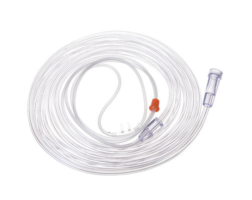 El tubo de la cánula nasal de PVC
